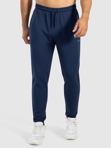 Effilé Pantalon de sport 'Nilo' Smilodox en bleu : devant