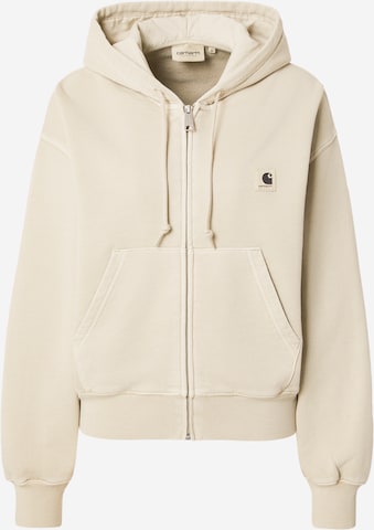 Carhartt WIP Collegetakki 'Nelson' värissä beige: etupuoli