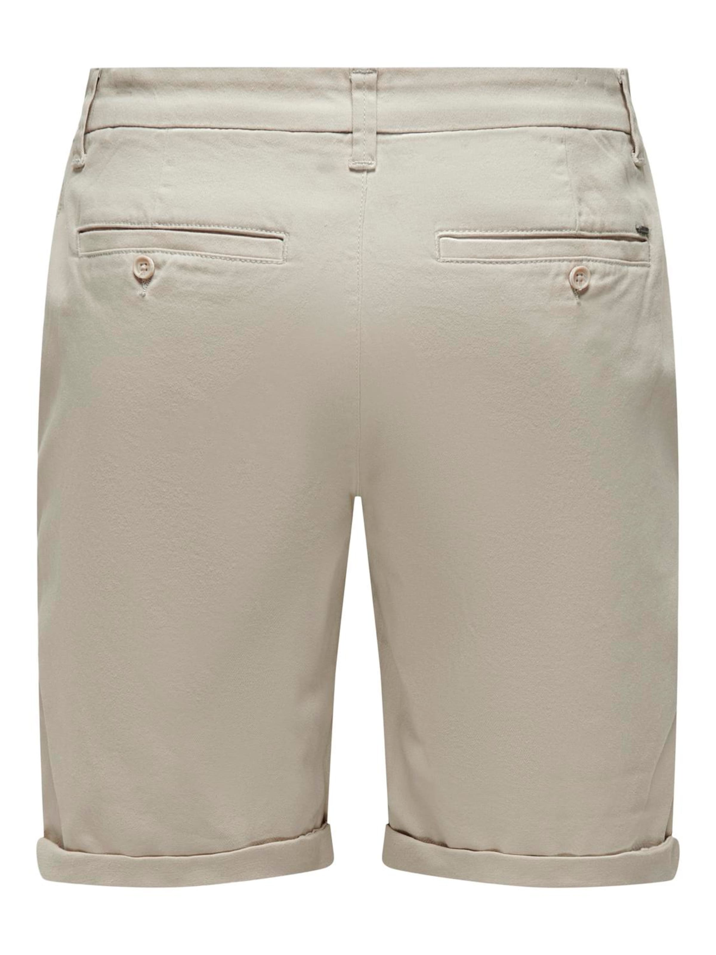 Only &amp; Sons Normalny krój Chinosy &#x27;Peter&#x27; w kolorze szary