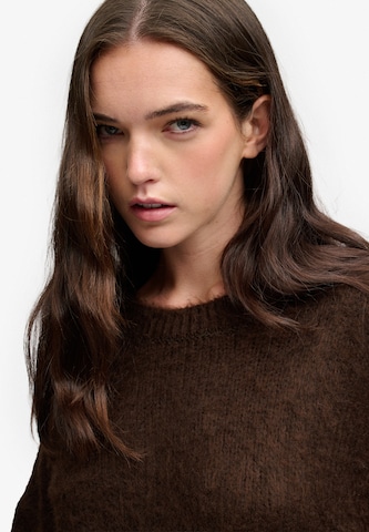 Superdry & Co Oversized Sweater in Brown