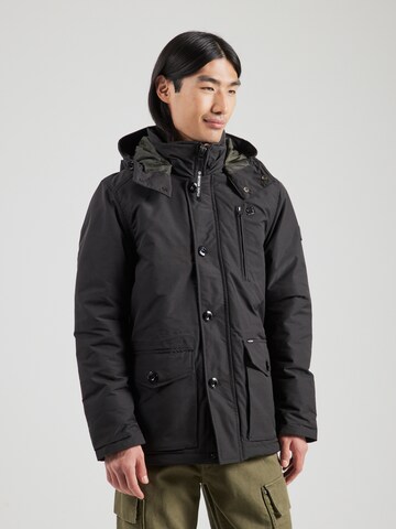 G-STAR Between-seasons parka 'Vodan' in Black: front