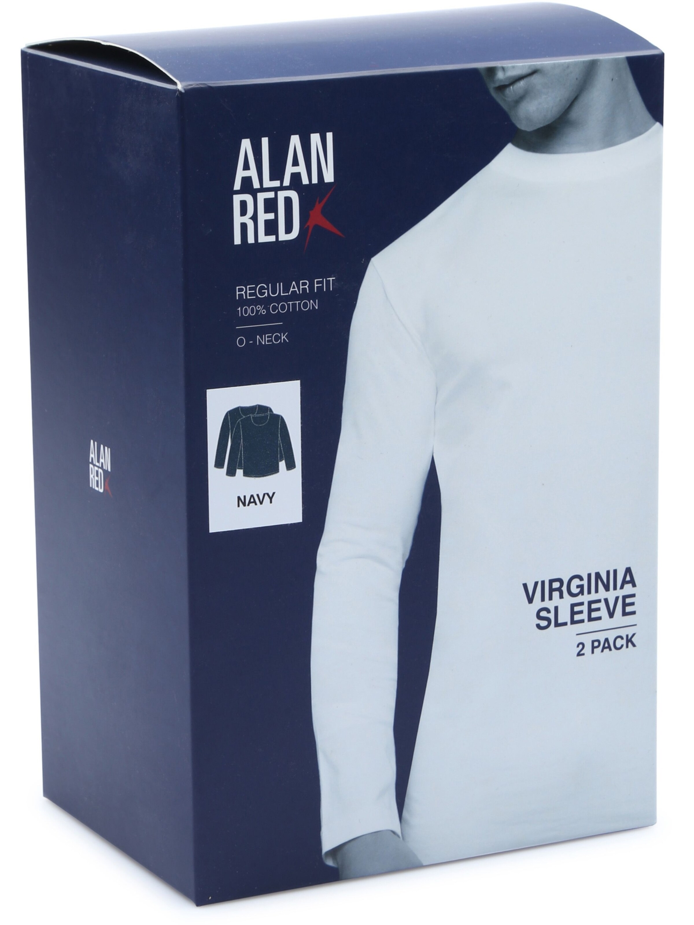 alan red Shirt 'Virginia' in Blue