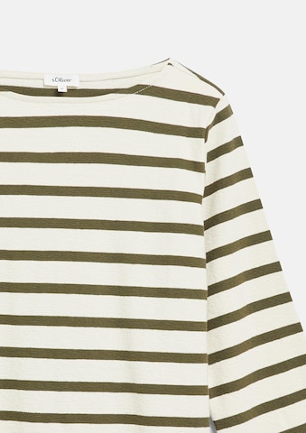 Sweat-shirt s.Oliver en vert