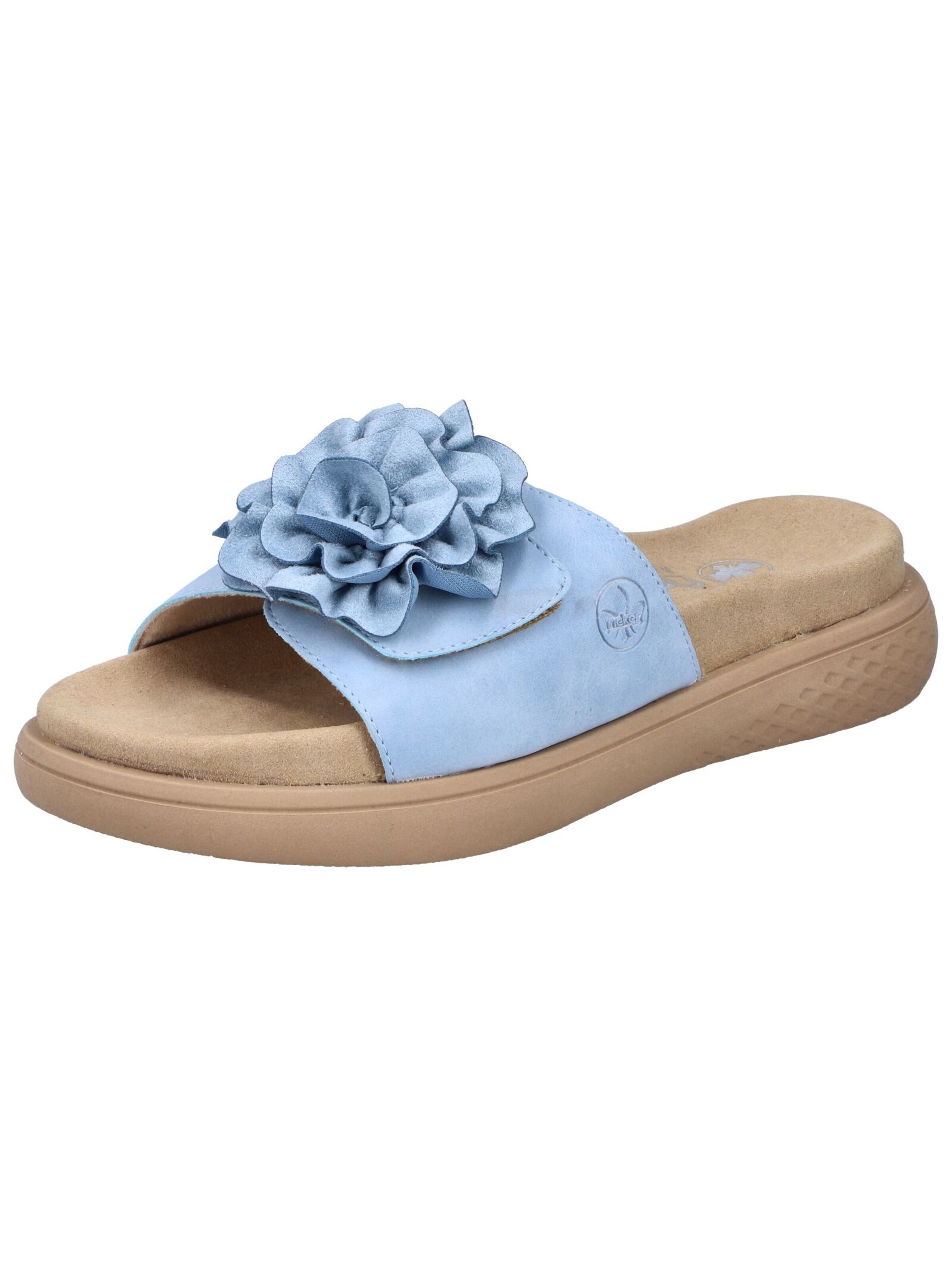 Zoccoletto di Rieker in blu: frontale