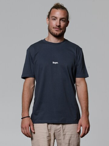 Watapparel Shirt ' Nope ' in Grey: front