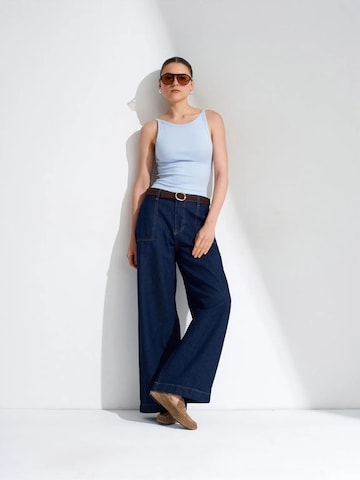 Dilvin Blouse in Blauw
