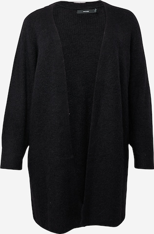 Cardigan 'MILI' Vero Moda Curve en noir : devant