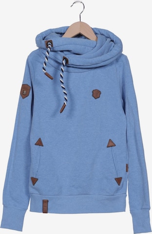 naketano Sweatshirt & Zip-Up Hoodie in S in Blue: front