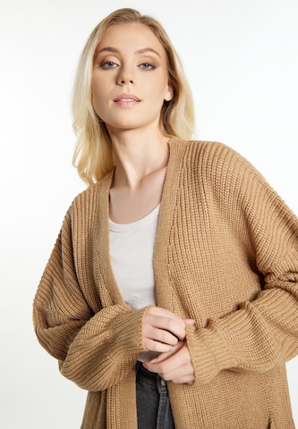 DreiMaster Vintage Knit Cardigan in Brown