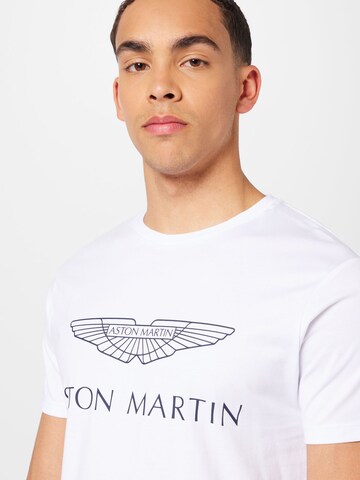 Hackett London T-Shirt 'AMR' in Weiß
