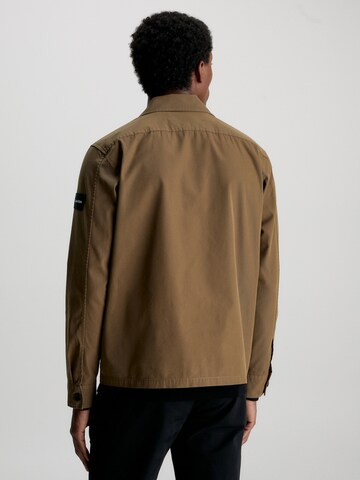 Calvin Klein Between-Season Jacket in Brown