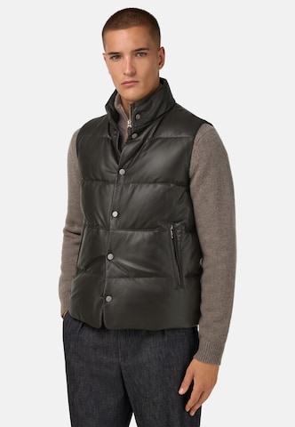 Gilet Boggi Milano en marron : devant
