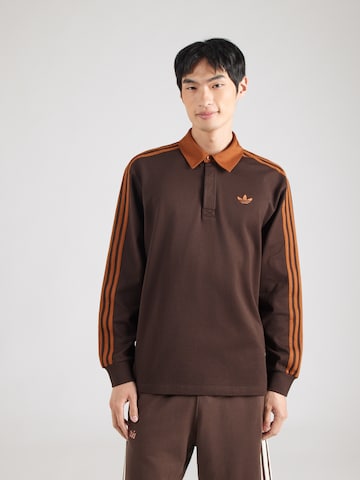 ADIDAS ORIGINALS Tričko – hnědá: přední strana