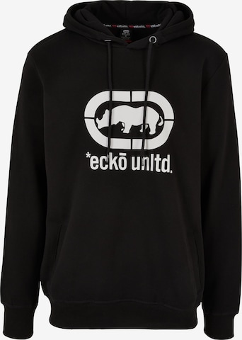 Ecko Unlimited Sweatshirt in Zwart: voorkant