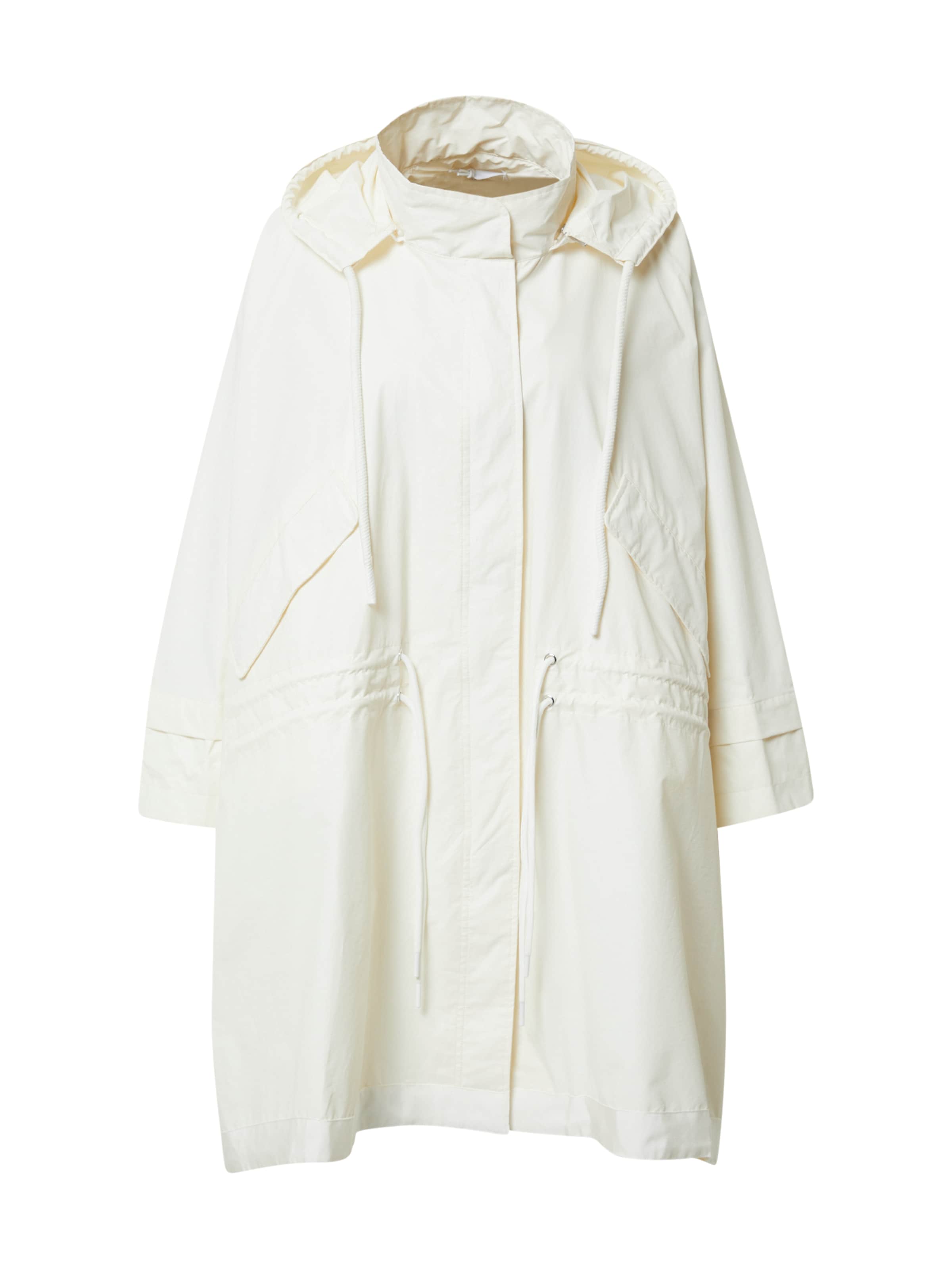 OOF WEAR Φθινοπωρινό και ανοιξιάτικο μπουφάν σε λευκό: μπροστά