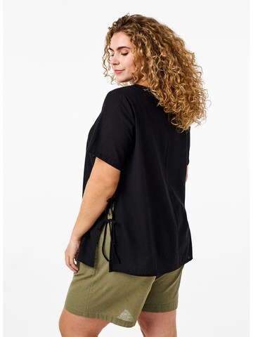 Regular Pantaloni 'Flex' de la Zizzi pe verde