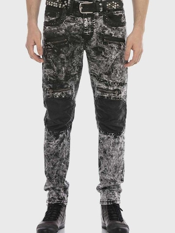 CIPO & BAXX Regular Jeans in Black: front
