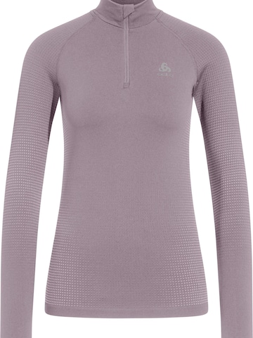 Base layer 'PERFORMANCE WARM ECO' di ODLO in lilla: frontale