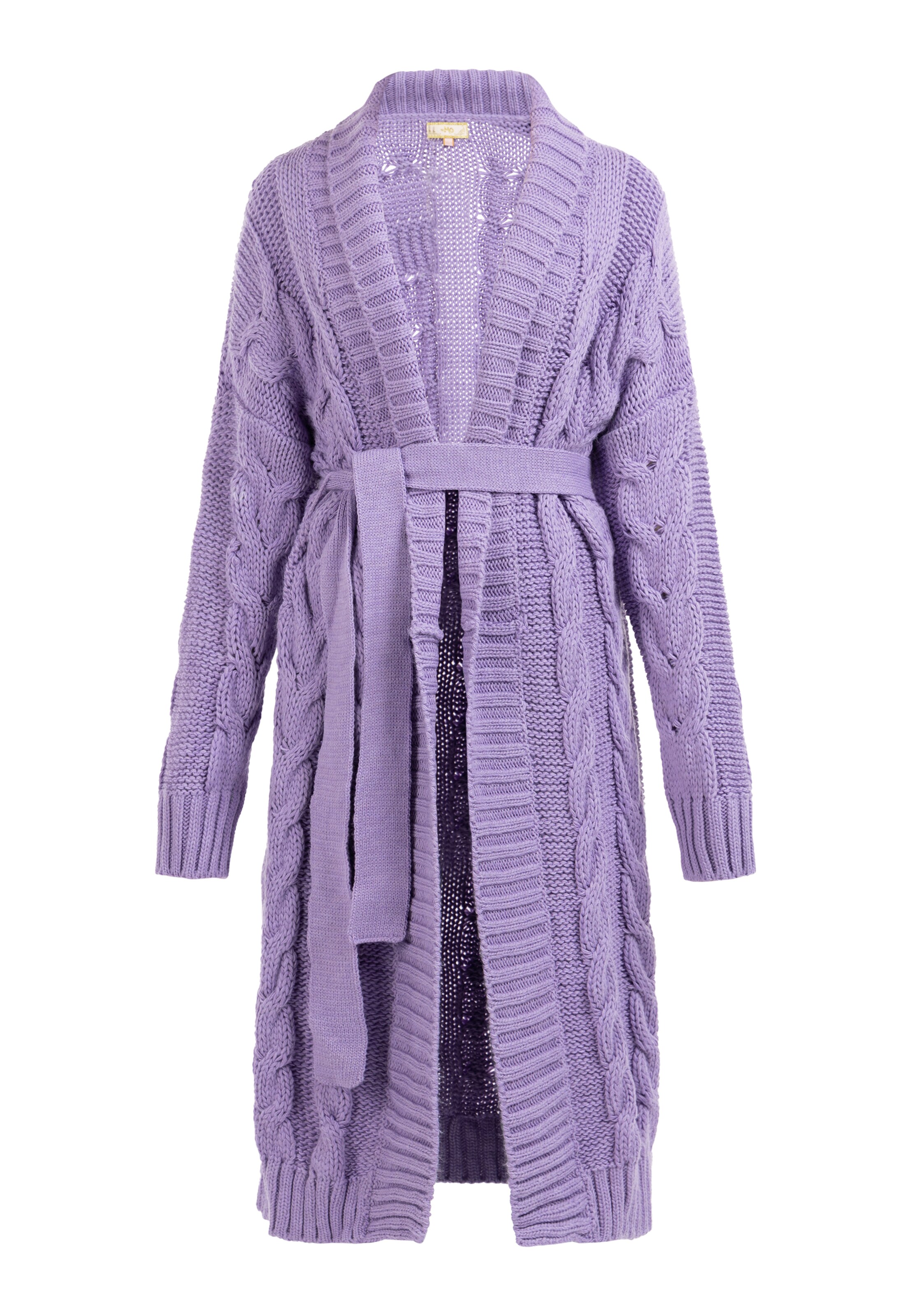 MYMO Вязаная кофта в Лиловый: спереди