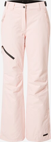 Regular Pantalon de sport 'CURLEW' ICEPEAK en rose : devant