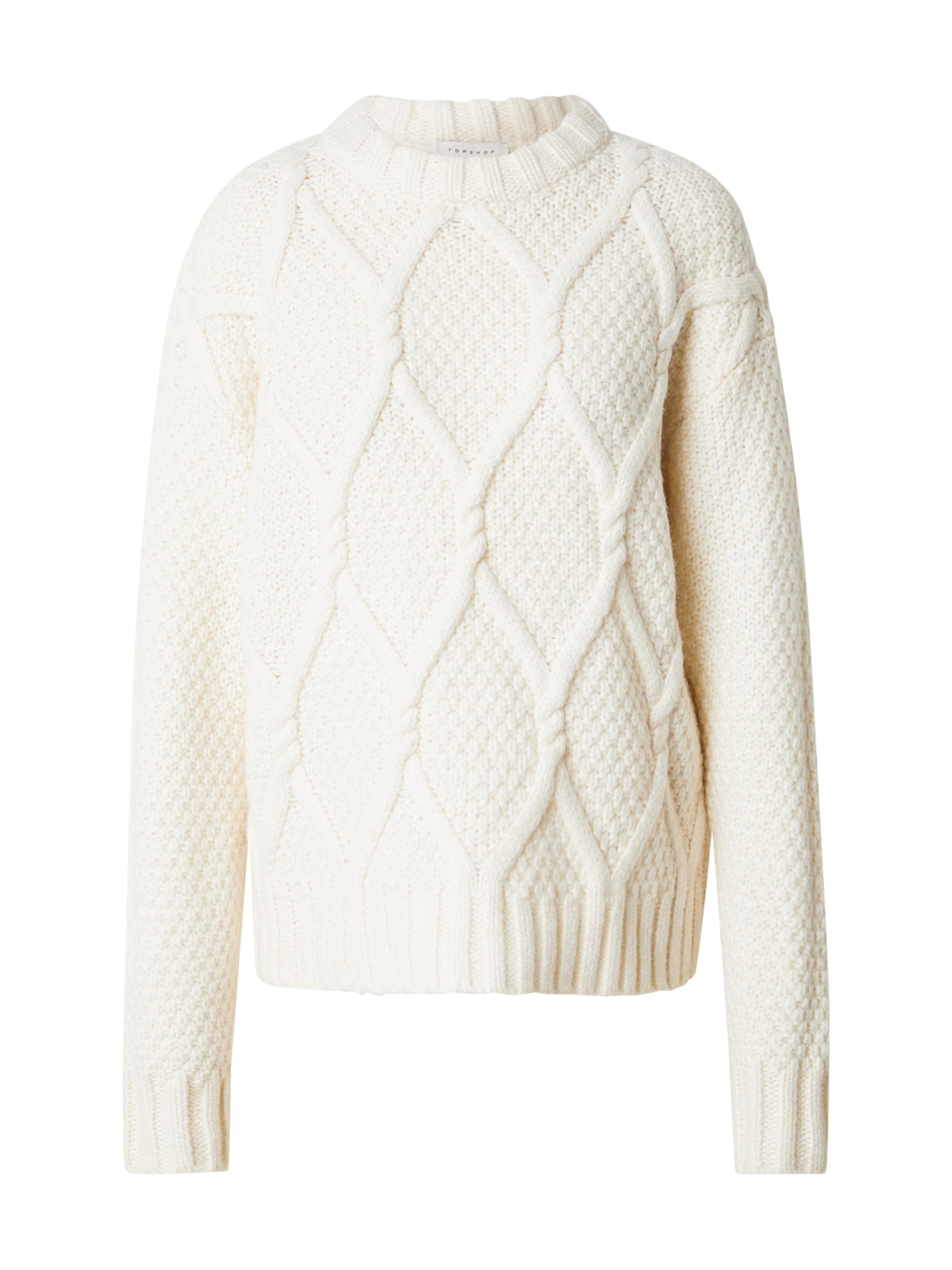 TOPSHOP Πουλόβερ σε μπεζ: μπροστά