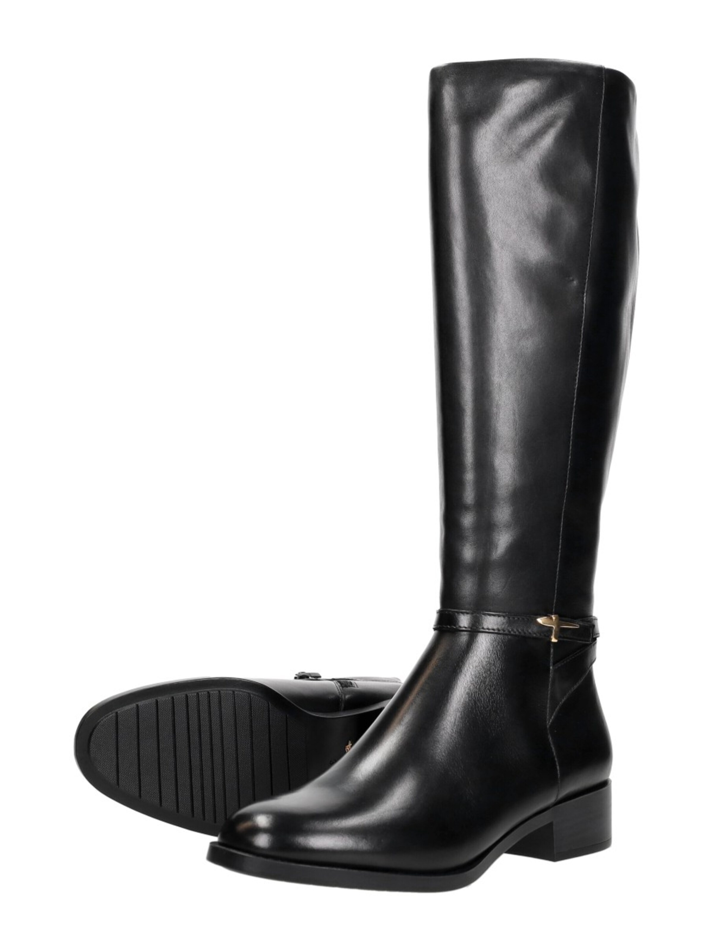 Boots 'Lange Laarzen' Tamaris en noir