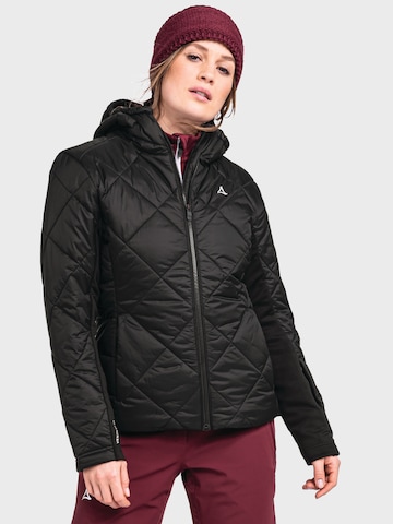 Schöffel Winterjacke 'Pontresina' in Schwarz: Vorderseite