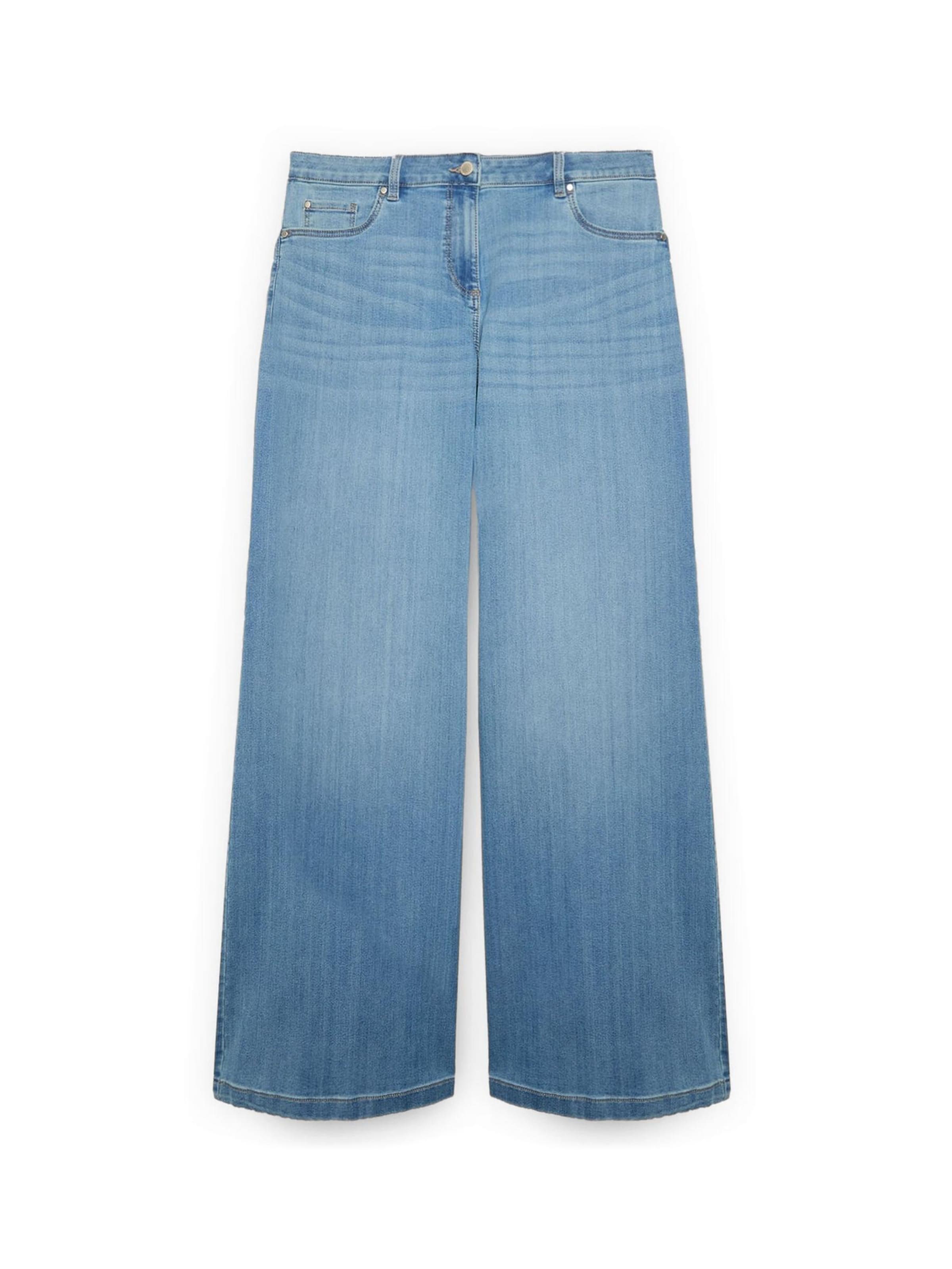 Fiorella Rubino Wide leg Jeans in Blue: front