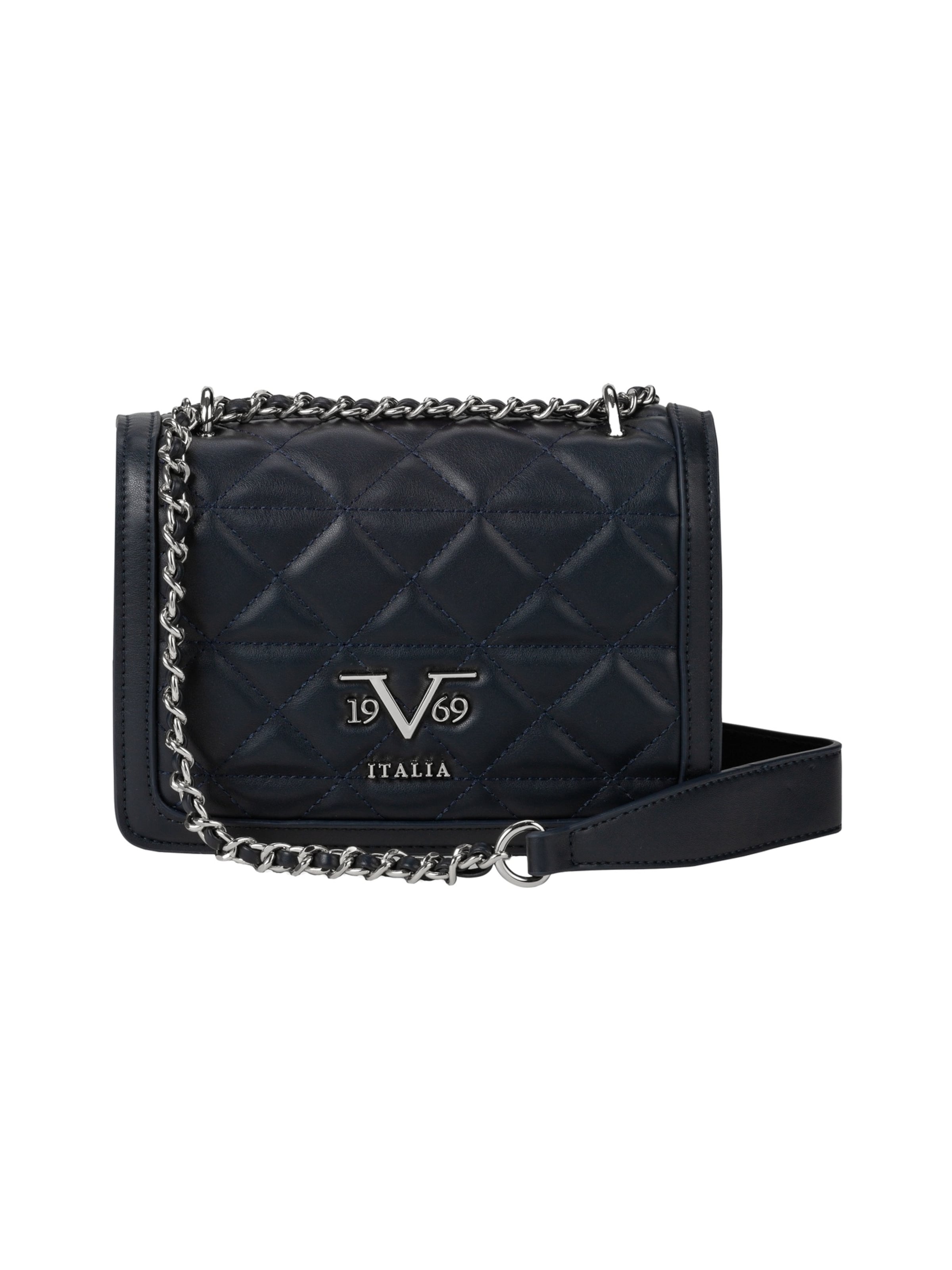 19V69 ITALIA Crossbody bag 'Gaby Silver' in Blue: front