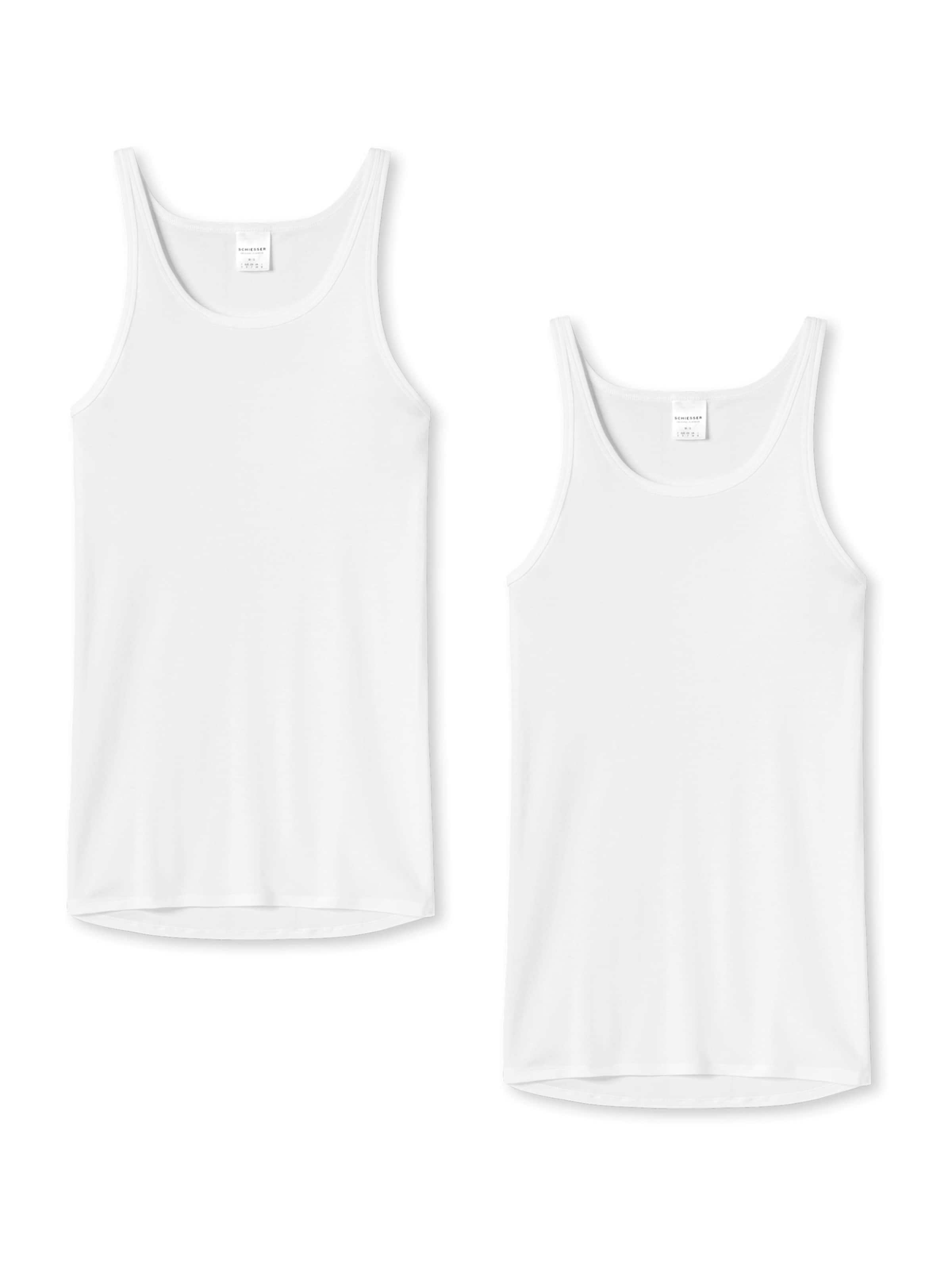 Maillot de corps uncover by SCHIESSER en blanc : devant