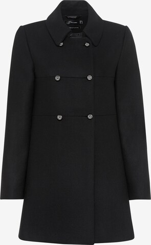 HALLHUBER Between-Seasons Coat in Black: front