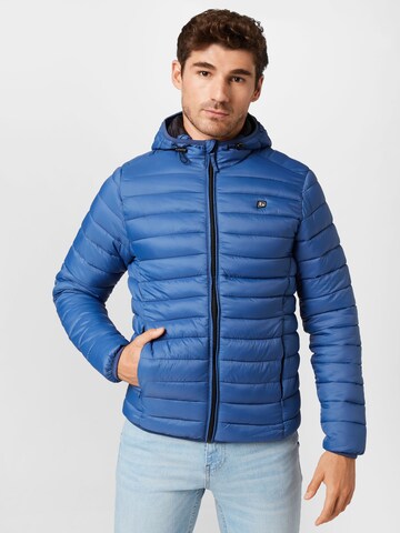 BLEND Winter Jacket 'Romsey' in Blue: front