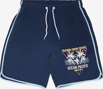 Ocean Pacific Plavecké šortky 'Varazze' – modrá: přední strana