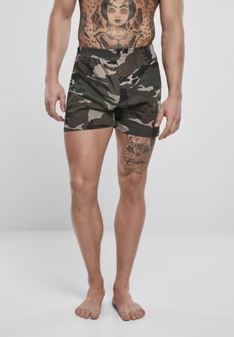 Brandit Boxershorts in Groen: voorkant