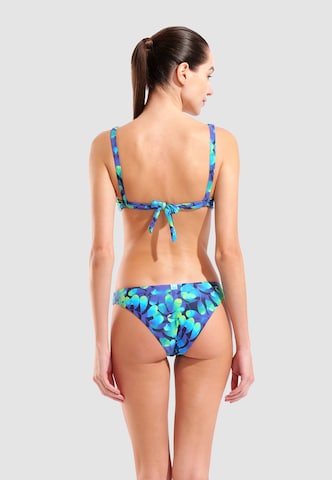 ARENA Bustier Bikini 'WATER PRINTS' värissä sininen