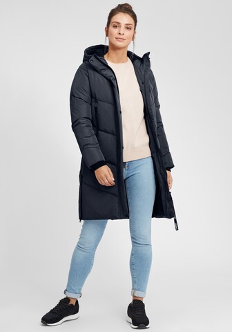Oxmo - Sobretudo de inverno 'Juna' em preto