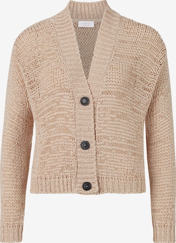 Rich & Royal Gebreid vest in Beige: voorkant