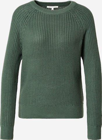 TOM TAILOR DENIM Sweater in Green: front