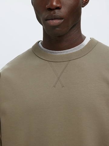 SELECTED Sweatshirt 'SLHLUKE' in Grey