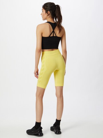 Hummel Skinny Sportbroek 'Ci' in Geel
