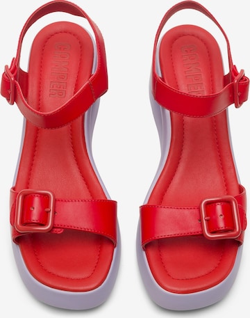 CAMPER Sandals ' Kaah ' in Red