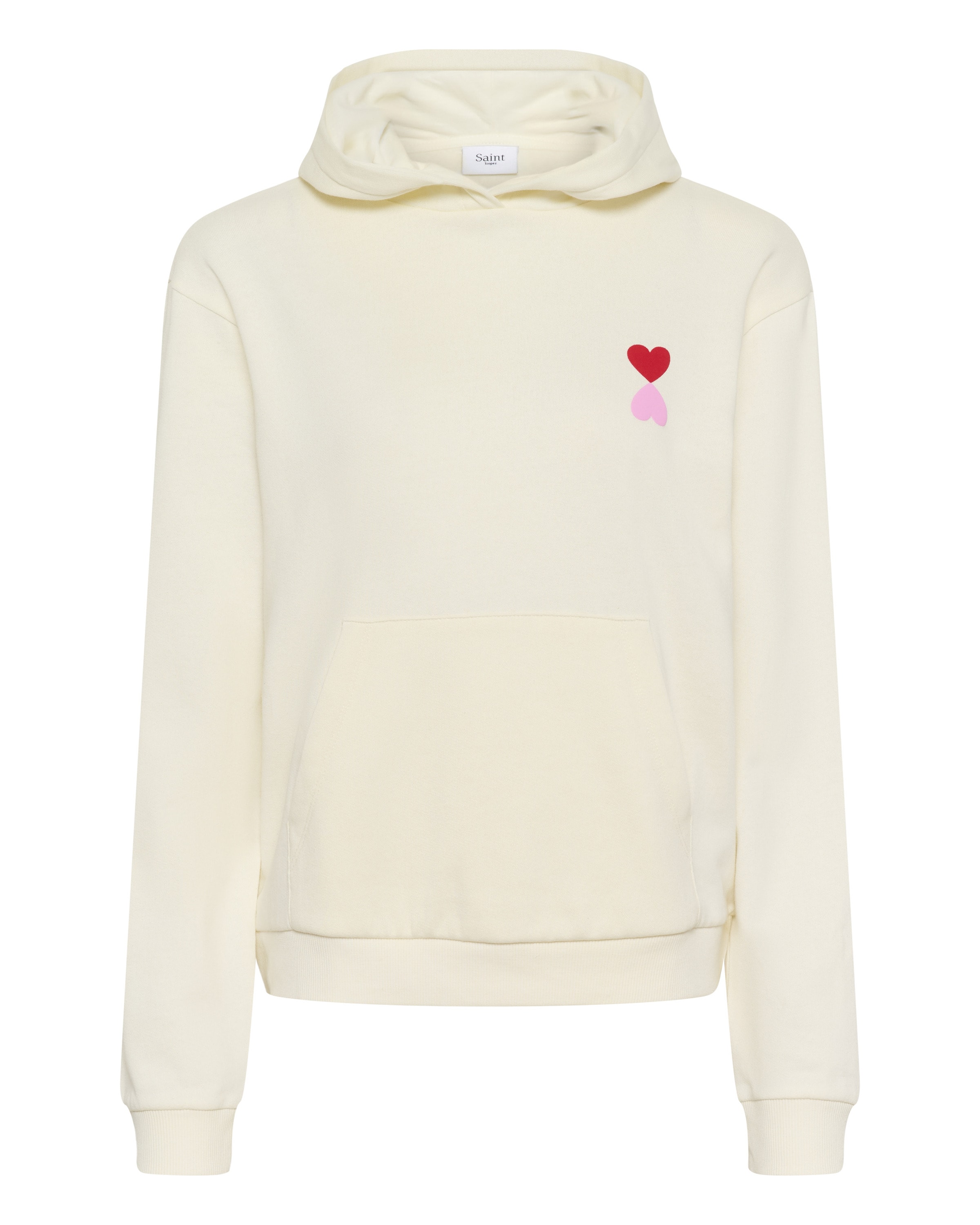 SAINT TROPEZ Sweatjakke 'PixilineSZ' i beige: forside