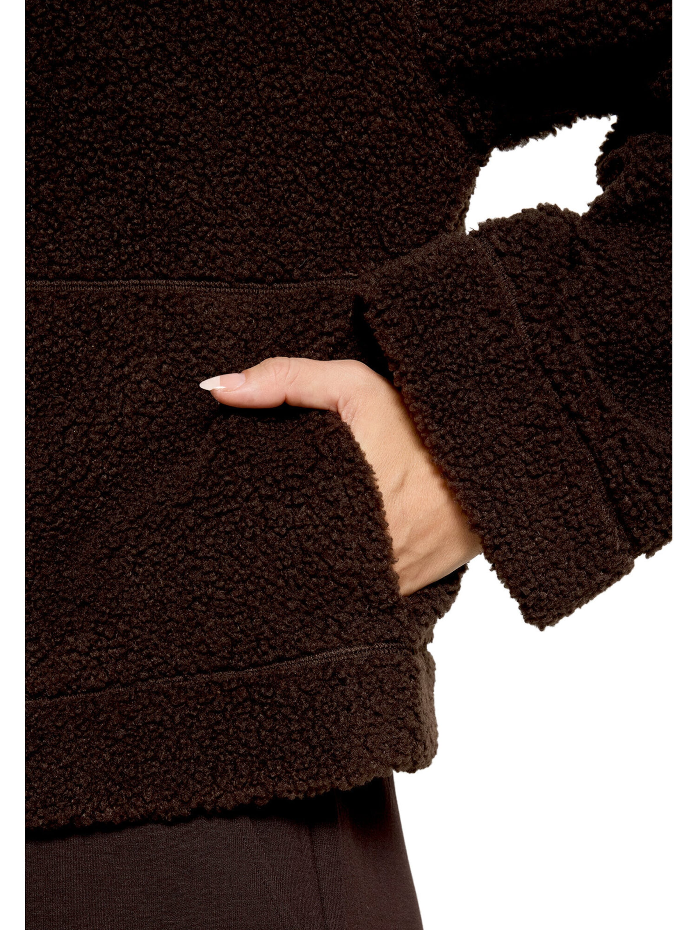Cartoon Fleece Jacket in Brown