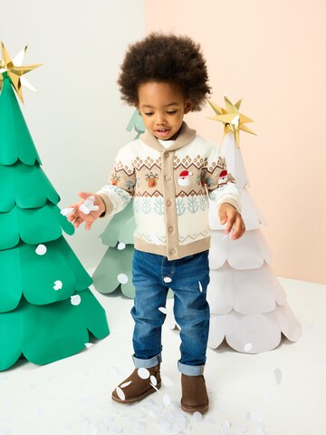 Next Pletená bunda – béžová