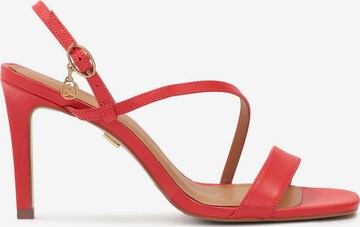 Kazar Sandalen met riem in Rood