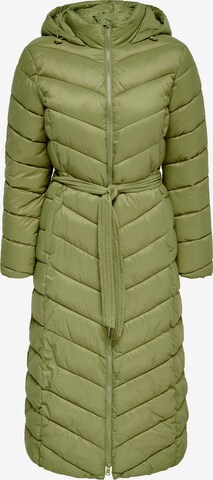 Cappotto invernale 'Maggie' di ONLY in verde: frontale