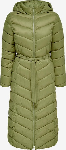 Cappotto invernale 'Maggie' di ONLY in verde: frontale