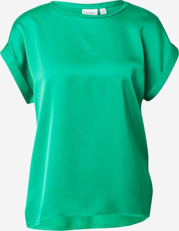 VILA Shirt 'ELLETTE' in Groen: voorkant