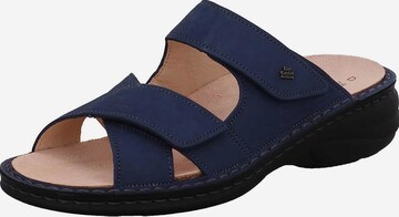 Finn Comfort Mules in Blue: front