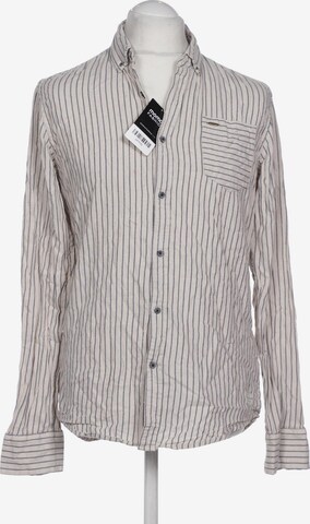 SCOTCH & SODA Button Up Shirt in L in Beige: front